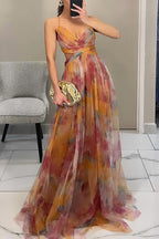 Victoria | Smuk maxi-kjole med blomsterprint