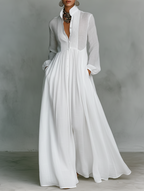 Alessia ∙ Maxi minimalistisk kjole