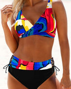 Eva - Munter farverig bikini