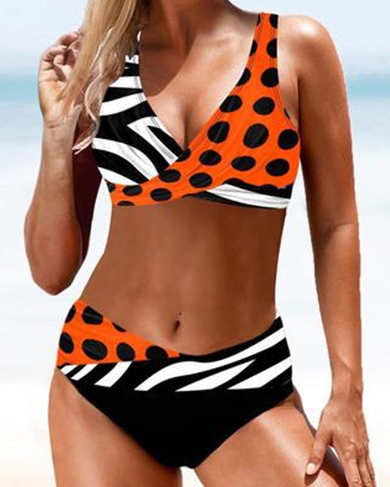 Eva - Munter farverig bikini