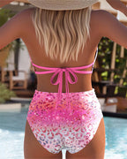 Julia | Sommerlig højtaljet bikini