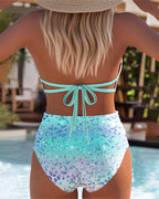Julia | Sommerlig højtaljet bikini