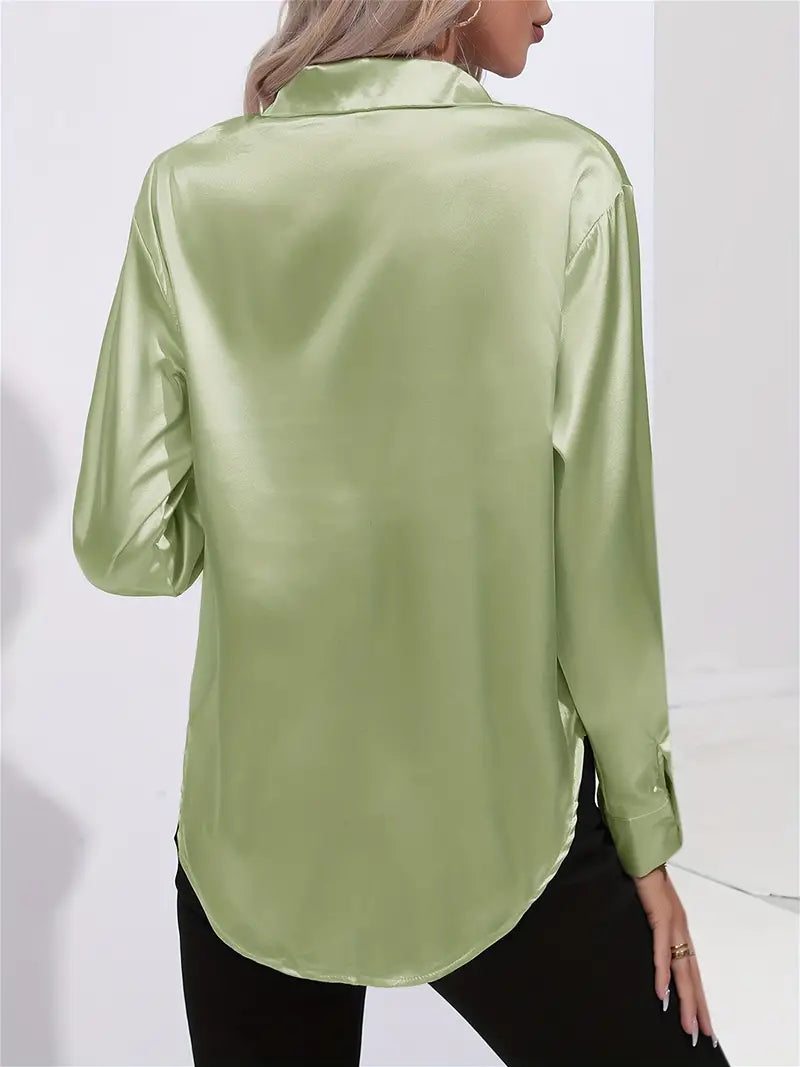 LALUNA® | SATINBLUSE