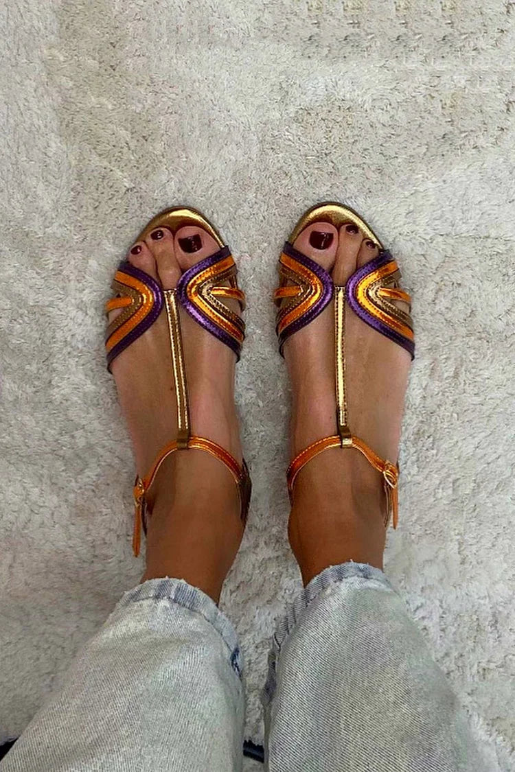 Viviana | Sandaler i Middelhavsfarver