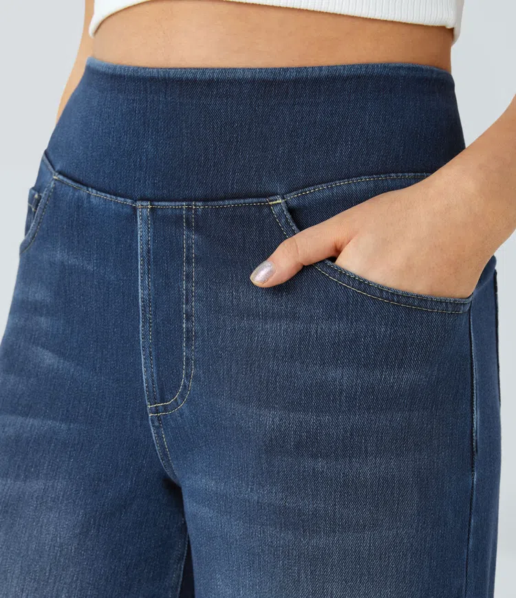 Sanne | Komfortable højtaljede jeans