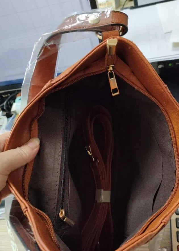 Nina | Stilfuld vintage lædertaske