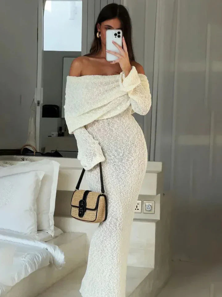 LALUNA® | OFF-SHOULDER MAXIKJOLE