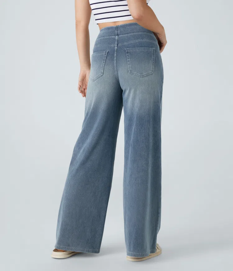 Sanne | Komfortable højtaljede jeans