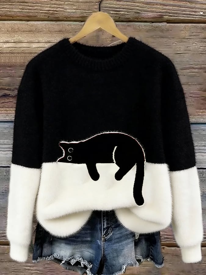 Maya™ – Blødstrikket pullover