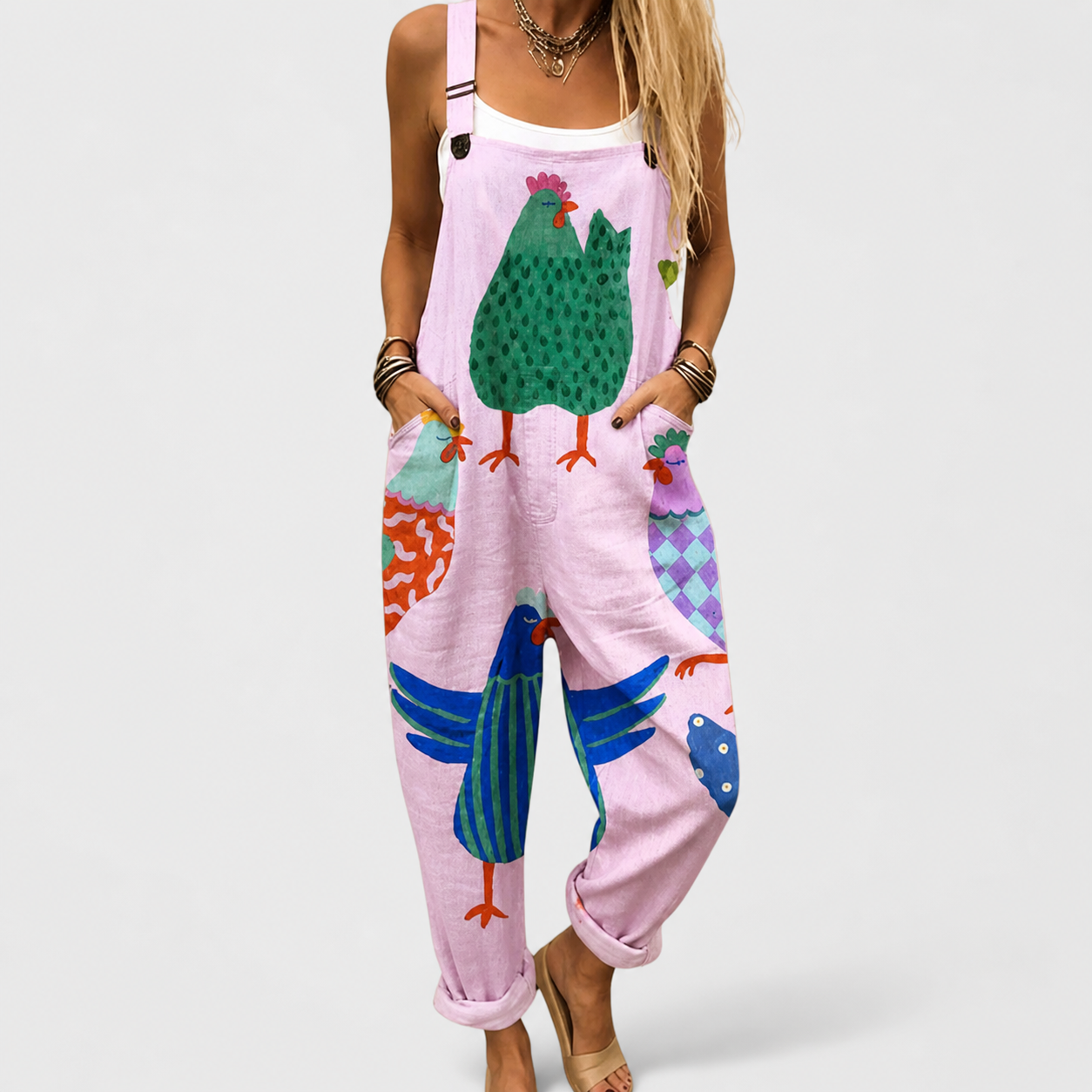 Nina | Printet Overall