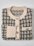 Laluna® | Ternede Cardigan Med Knaplukning