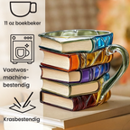 3D Happy Reading Håndlavet Krus – Originalt