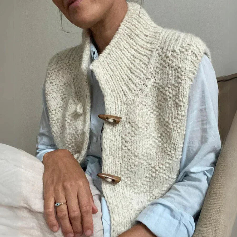 Trendy ærmeløs vest