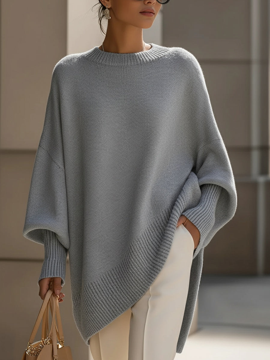 Femke | Oversized lang moderigtig trøje