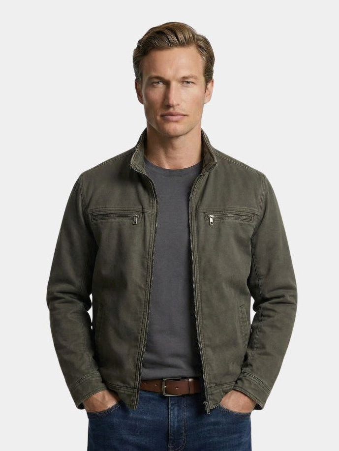 Valmont Vintage Olivengrøn Field Jacket