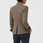 Anna | Elegant struktureret blazerjakke