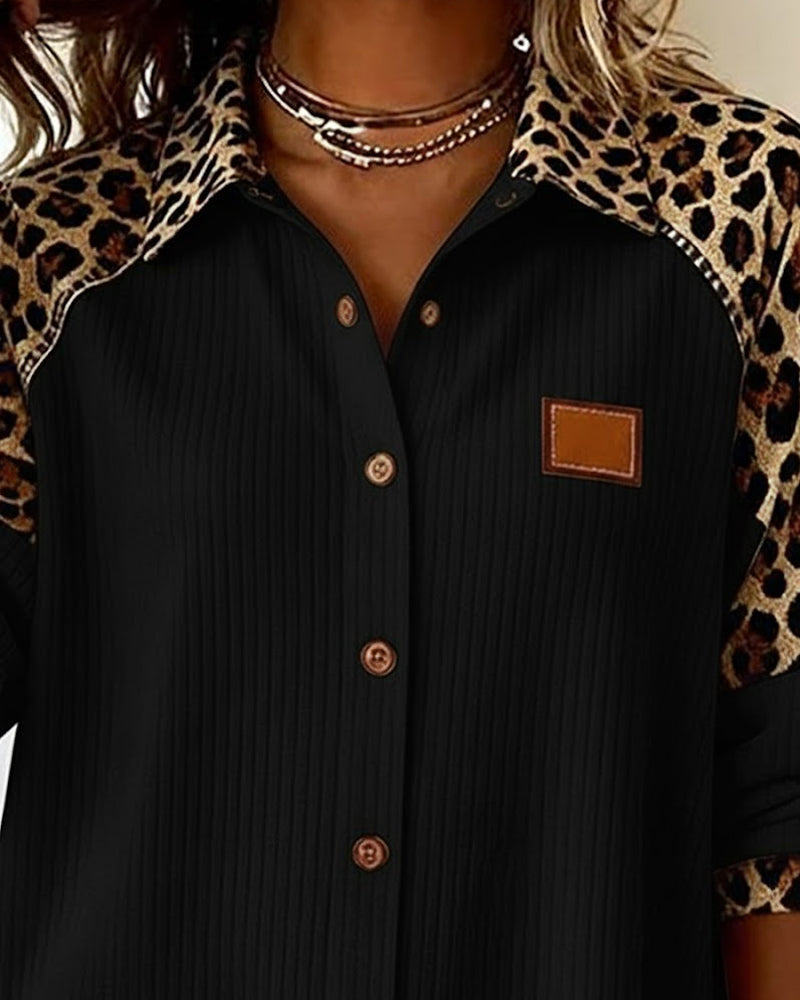 Laluna® | Skjorte med leopardprint
