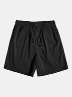 Kortærmet fløjlsbluse og shorts