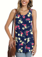 Laluna® | Stilfuld skjorte med blomsterprint