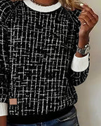 Laluna® | Afslappet ternet sweater