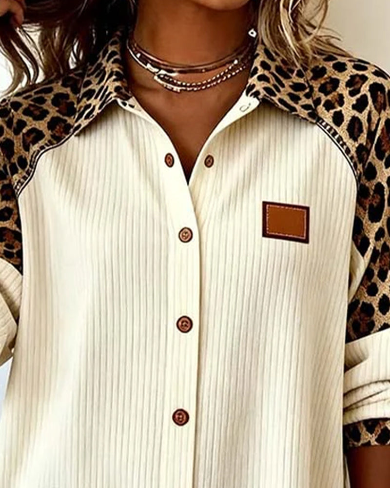 Laluna® | Skjorte med leopardprint