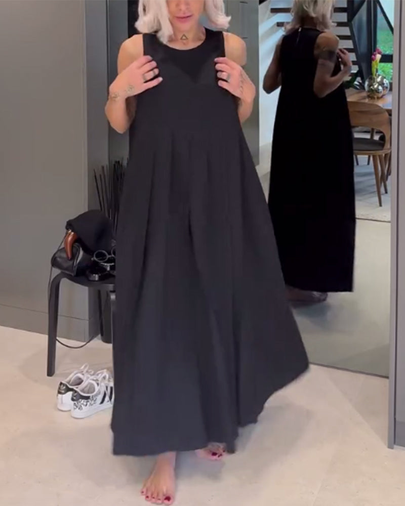 Emma | Elegant plisseret tanktop-kjole