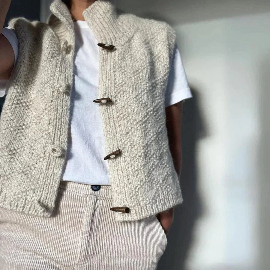 Trendy ærmeløs vest