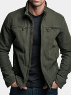Valmont Vintage Olivengrøn Field Jacket