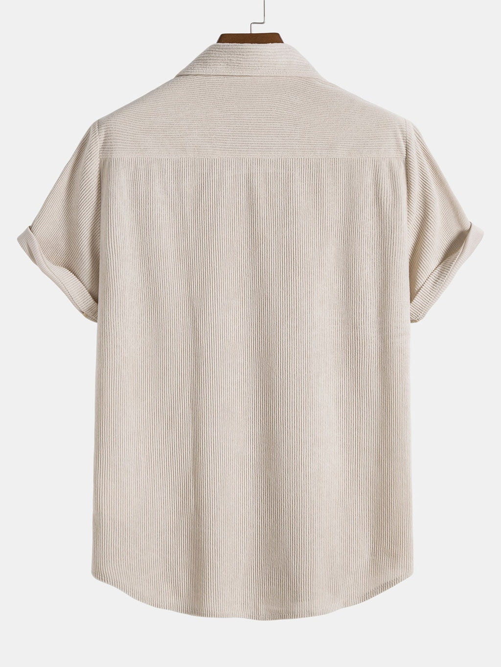 Kortærmet fløjlsbluse og shorts