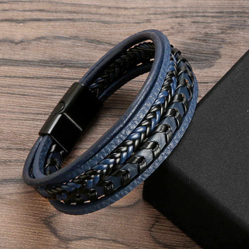 Ragnar Armbånd - Flettet Viking Armbånd i Læder (1+1 Gratis)