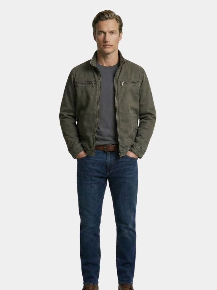 Valmont Vintage Olivengrøn Field Jacket
