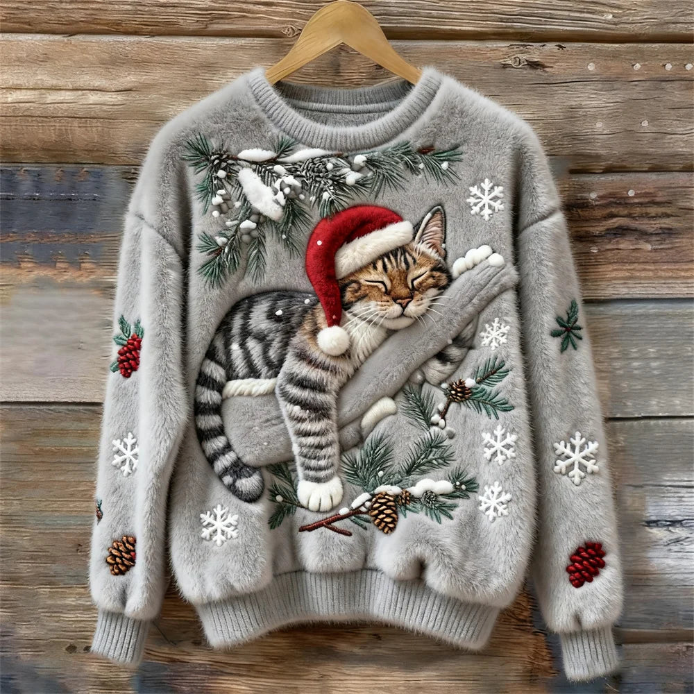 Sara | Vinterjulekattebluse