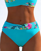 Bikini Bralette Stil Trykt Kontrast