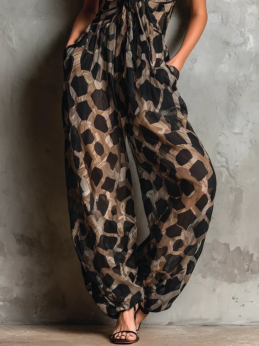 Constance | Jumpsuit med Leopardprint