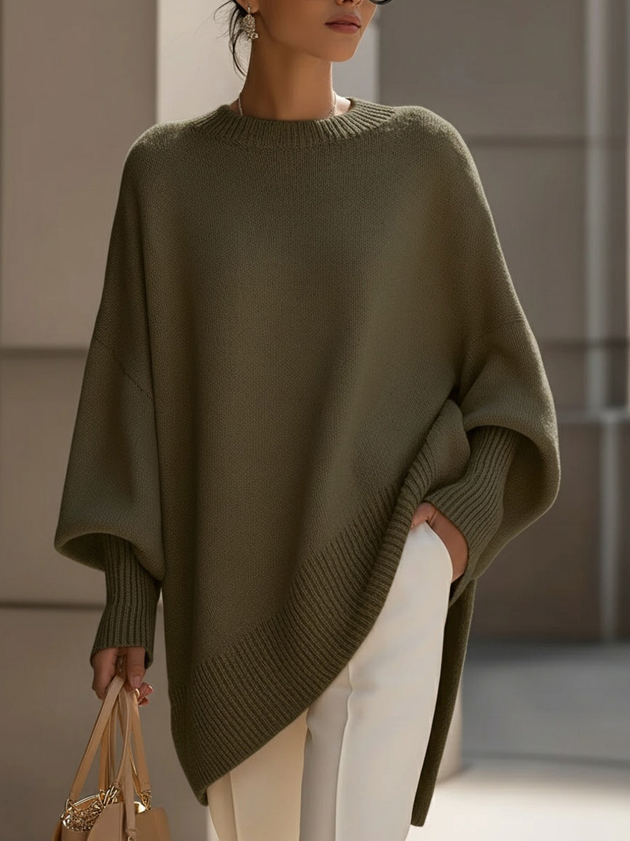 Femke | Oversized lang moderigtig trøje