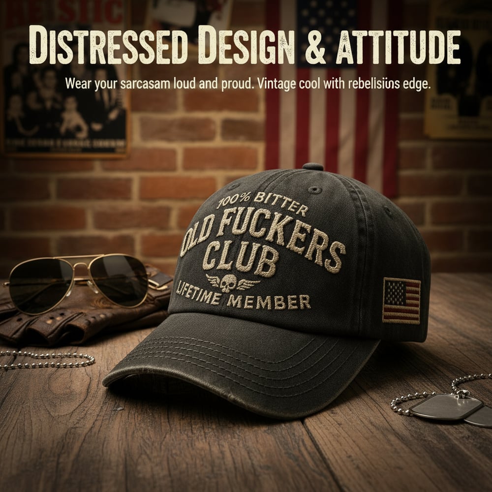 Old F*ckers Club - Vintage basketballkasket