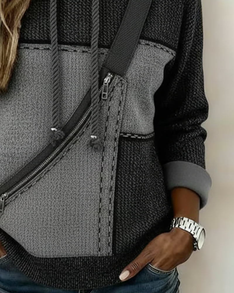 Rosita™ – Urban Color-Block Hoodie