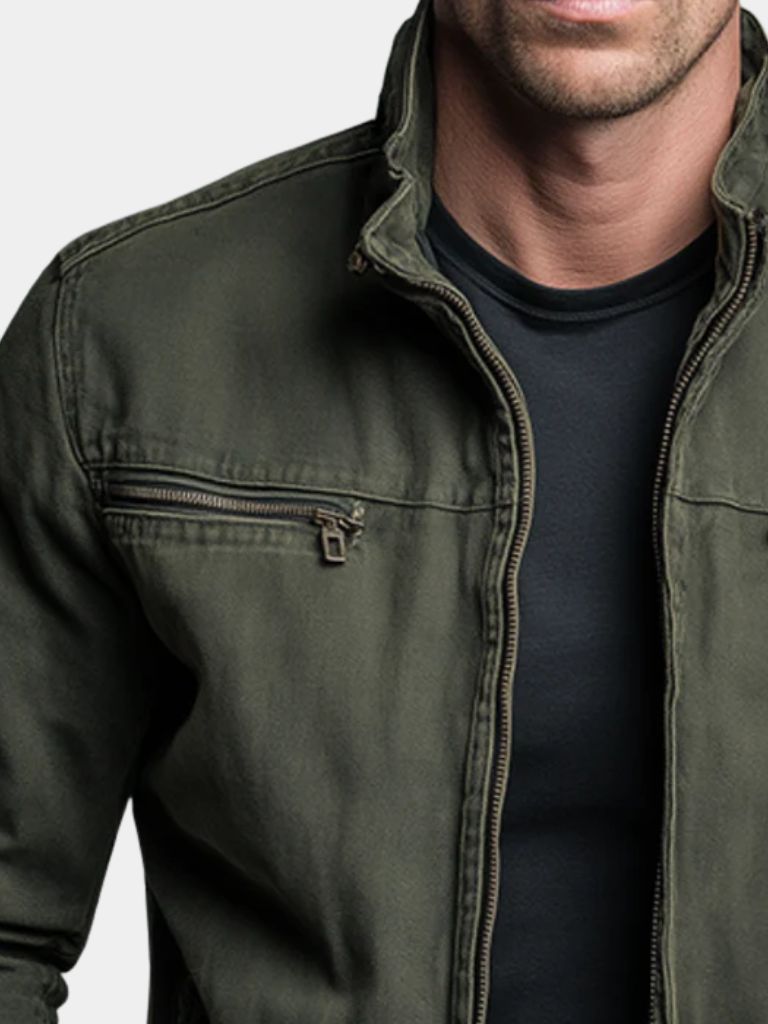 Valmont Vintage Olivengrøn Field Jacket