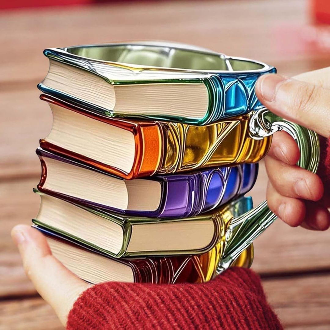 3D Happy Reading Håndlavet Krus – Originalt