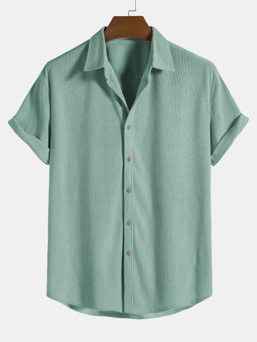 Kortærmet fløjlsbluse og shorts