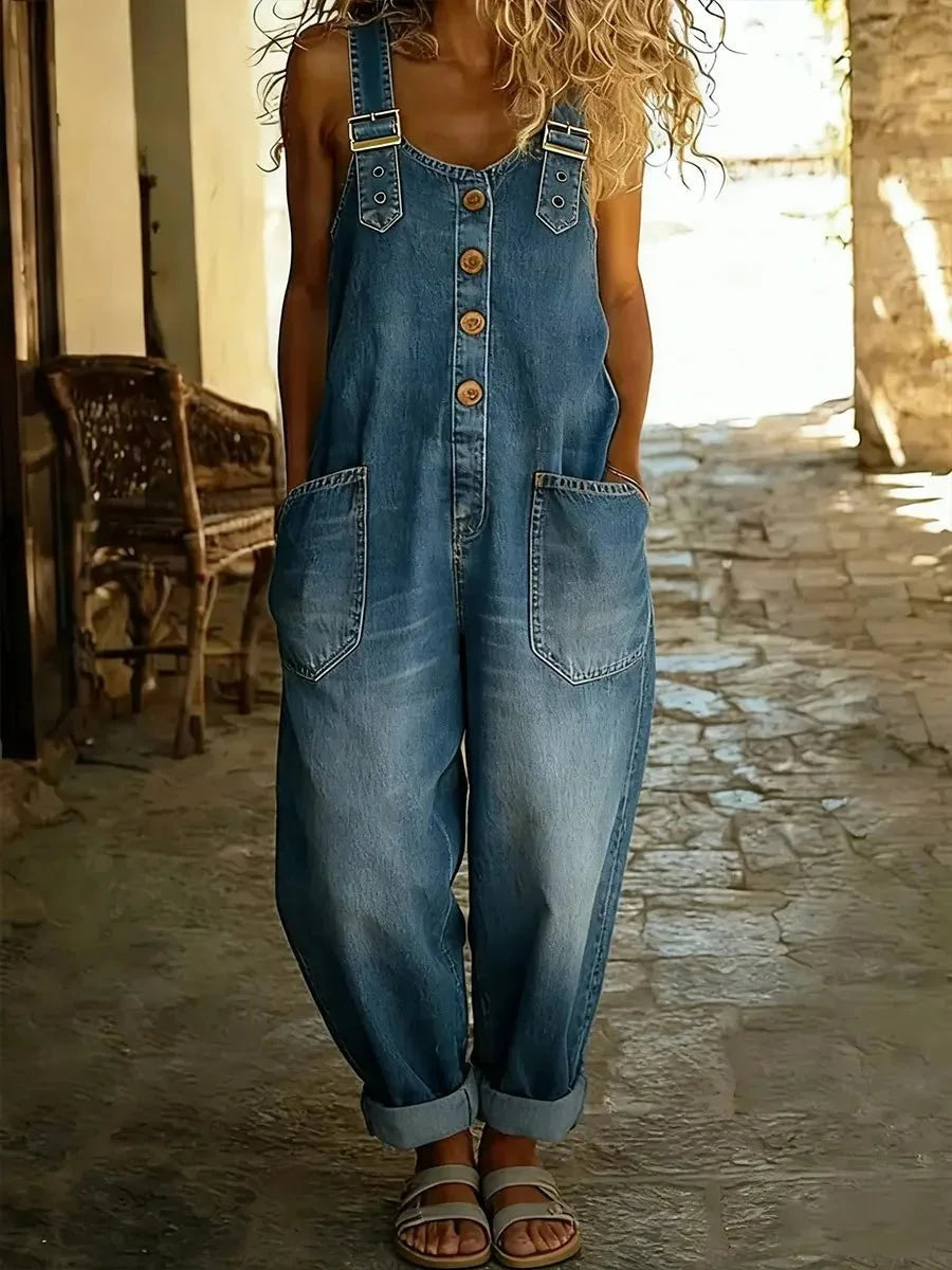 Sanne | Denim Overall