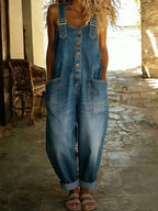 Sanne | Denim Overall