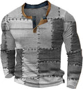 Daan | Vintage ternet T-shirt til mænd med lapper