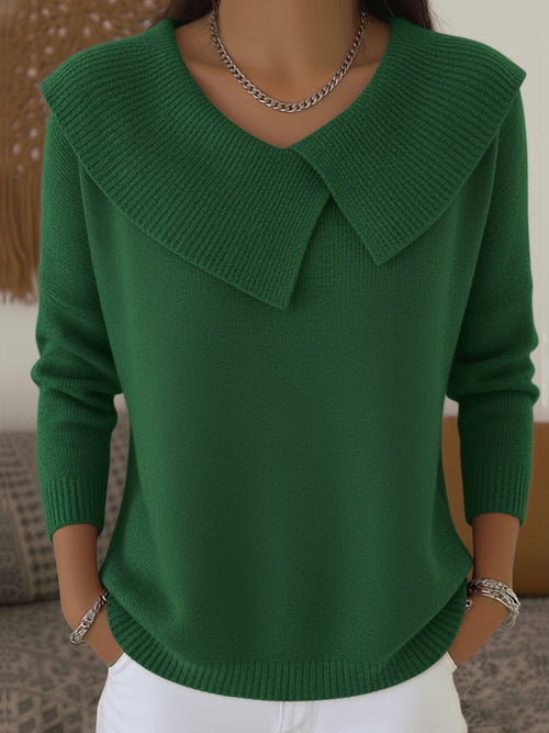 Lucia™ | Varm sweater med blød krave