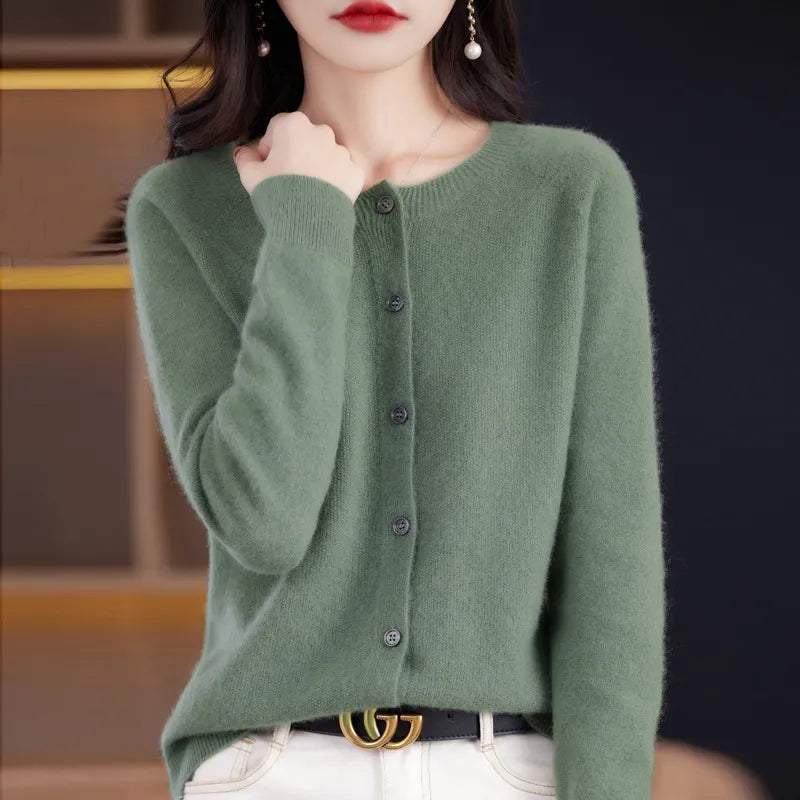 Laluna® | Elegant Cardigan med Knapper