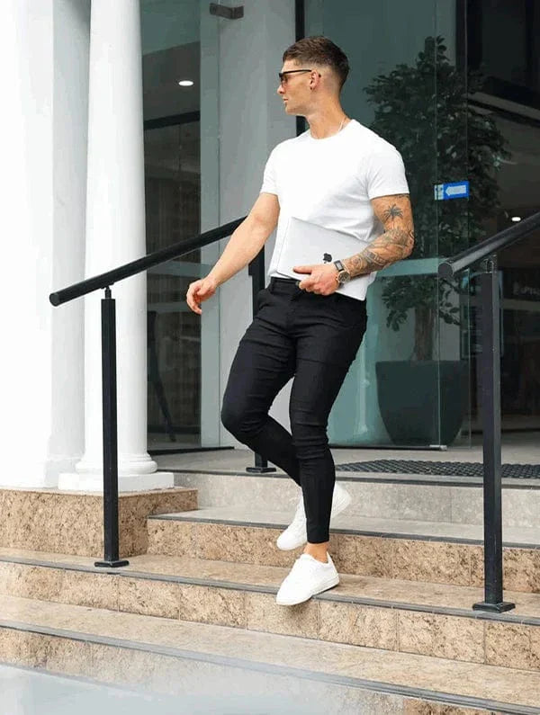 Elegante strækbare bukser