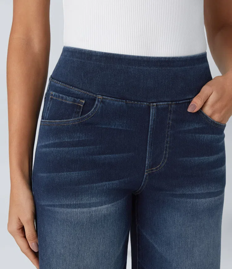 Sanne | Komfortable højtaljede jeans