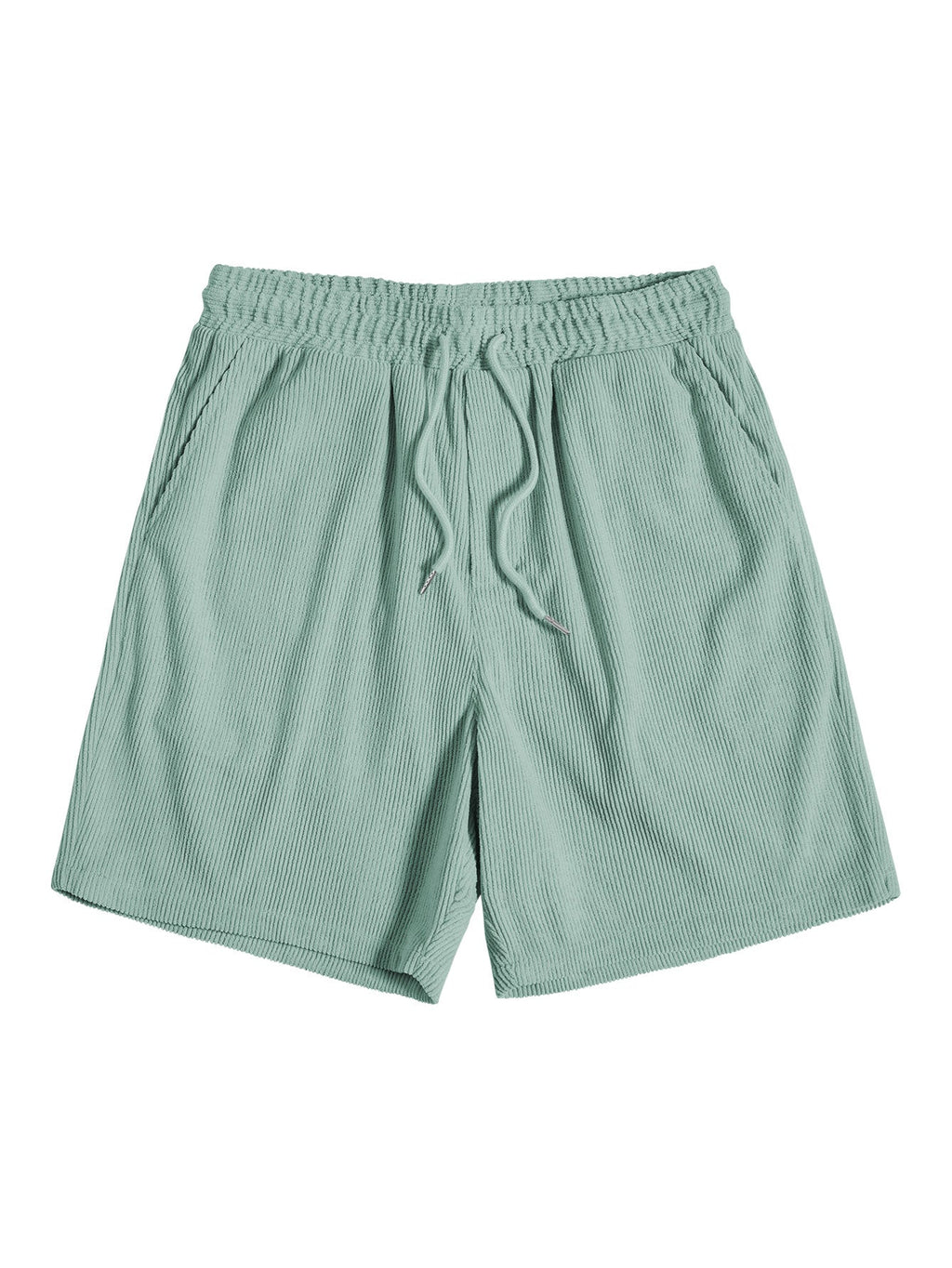 Kortærmet fløjlsbluse og shorts