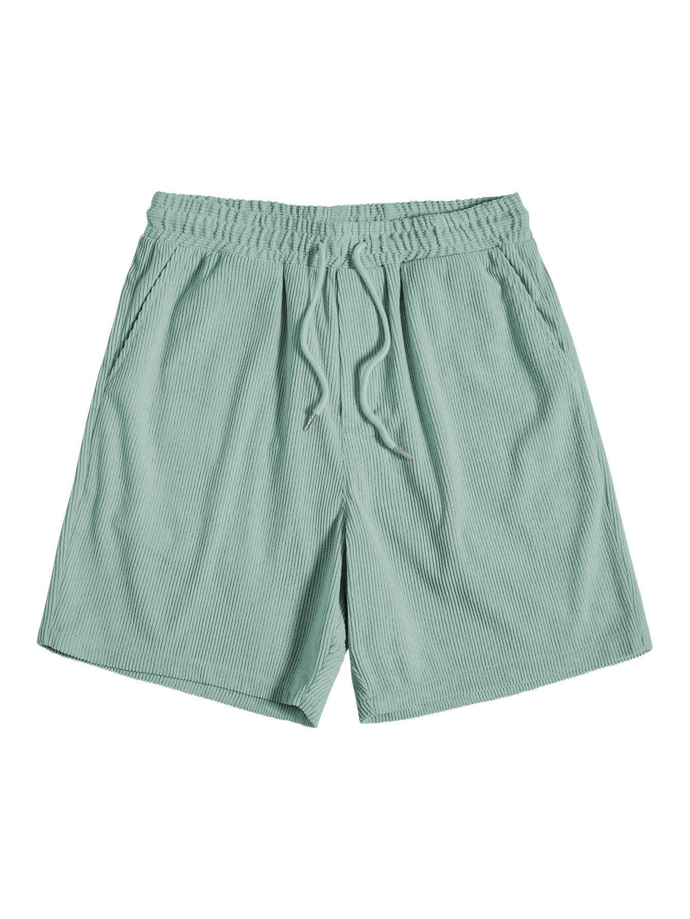 Kortærmet fløjlsbluse og shorts
