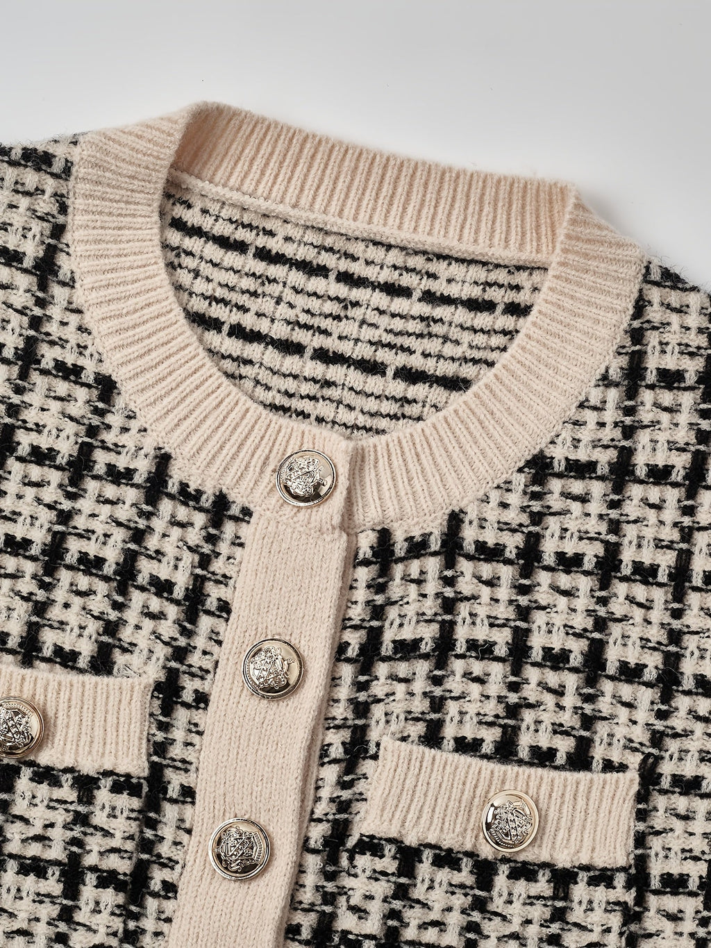 Laluna® | Ternede Cardigan Med Knaplukning